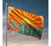 Drapeau « For The Boys Here Comes The Sun » - Drapeau décoratif pour la maison - 120 x 180 cm