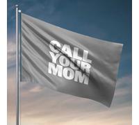 Drapeau « For The Boys Reach Out : Call Your Mom Today! » Drapeau, décoration de porte de chambre à coucher, dortoir universitaire (152 x 244 cm)