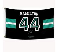 Drapeau Formule 1 Lewis Hamilton #44 9,1 x 1,5 m pour décoration de garage