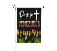 Drapeau fort du Venezuela, soutien après le tremblement de terre, priez pour le Venezuela, bannière double face de 30 x 45 cm