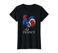Drapeau français Coq français Vintage Patrimoine Art Souvenir T-Shirt Graphique avec Valeur