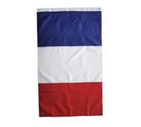 Drapeau français couleurs vives drapeaux nationaux français drapeau de jardin résistant à la décoloration avec œillets 60x90cm
