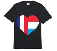 Drapeau français Drapeau Luxembourg Comfort Colors Adult Heavyweight T-Shirt