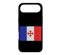 Drapeau Français et Croix de Jérusalem Chevalier Templier Coque pour iPhone Air