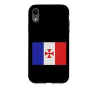 Drapeau Français et Croix de Jérusalem Chevalier Templier Coque pour iPhone XR