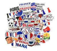 Drapeau Francais gommettes autocollantes stickers moto autocollant France sticker drapeau France adhesif autocollant scrapbooking velo stickers voyage sticker scrapbooking material
