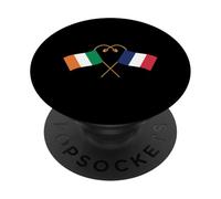 Drapeau français Heritage France Irlande Drapeau français PopSockets PopGrip Adhésif