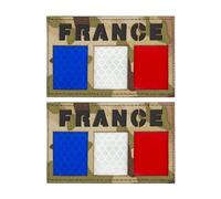 Drapeau Français Patch France Militaire Patchs IR Réfléchissant Tactique Morale Écusson Tissé pour sac à dos et casque uniforme, 2 pièces (Camouflage)