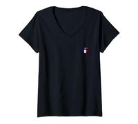 Drapeau français Patriotisme france patriote T-Shirt avec Col en V