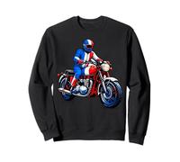 Drapeau Français Vintage Classique Racer Racing France Legends Love Sweatshirt