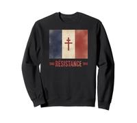 Drapeau France 1940-1944 Croix Lorraine Sweatshirt