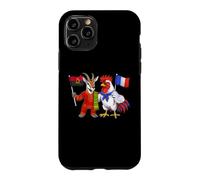 Drapeau France Angola Racines Franco-angolaises Héritage Coque pour iPhone 11 Pro