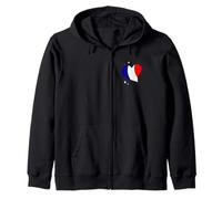 Drapeau France Bleu Blanc Rouge 14 juillet Fierté Française Sweat à Capuche