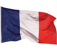 Drapeau France Bleu Blanc Rouge 60x90CM - 100% Polyester Avec Oeillets Métalliques Intégrés - Drapeau Français