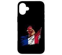 Drapeau France Coq français Coque pour iPhone 16 Plus