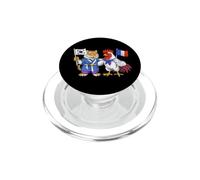 Drapeau France Corée du Sud Racines Franco-coréennes PopSockets PopGrip pour MagSafe