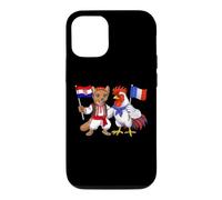 Drapeau France Croatie Racines français croates Coque pour iPhone 12/12 Pro