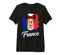 Drapeau France Fière Française T-Shirt Haut de Gamme