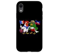 Drapeau France Haïti Racines Françaises Héritage Haïtien Coque pour iPhone XR