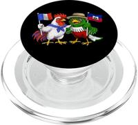 Drapeau France Haïti Racines Françaises Héritage Haïtien PopSockets PopGrip pour MagSafe