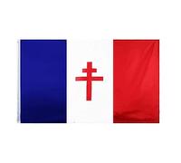 Drapeau France Libre 1940-1944 - Couleurs France, 150 x 90 cm (Résistance)