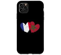 Drapeau France Maroc Cœurs Amitié Marocain Coque pour iPhone 11 Pro Max