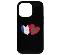 Drapeau France Maroc Cœurs Amitié Marocain Coque pour iPhone 13 Pro