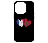 Drapeau France Maroc Cœurs Amitié Marocain Coque pour iPhone 14 Pro
