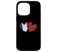 Drapeau France Maroc Cœurs Amitié Marocain Coque pour iPhone 14 Pro Max