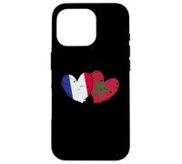 Drapeau France Maroc Cœurs Amitié Marocain Coque pour iPhone 16 Pro