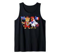 Drapeau France République démocratique du Congo Racines Débardeur