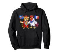 Drapeau France République démocratique du Congo Racines Sweat à Capuche