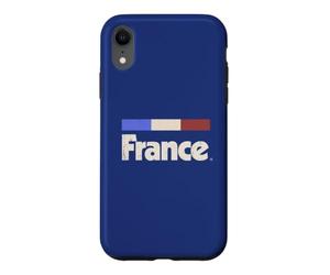 Drapeau France rétro Drapeau français Bleu français Coque pour iPhone XR