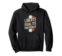 Drapeau France Rétro Liberté Egalité Fraternité Patriotique Meme Sweat à Capuche