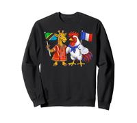 Drapeau France Tanzanie Racines Franco-tanzaniennes Héritage Sweatshirt