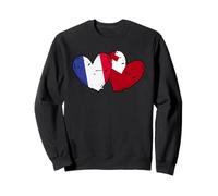 Drapeau France Tonga Coeur Amitié Sweatshirt