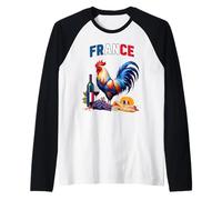 Drapeau France Tricolore Tradition Terroir Honneur Respect Manche Raglan