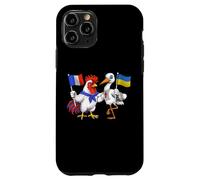 Drapeau France Ukraine Racines Françaises Héritage Ukrainien Coque pour iPhone 11 Pro