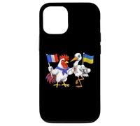 Drapeau France Ukraine Racines Françaises Héritage Ukrainien Coque pour iPhone 12/12 Pro