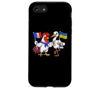 Drapeau France Ukraine Racines Françaises Héritage Ukrainien Coque pour iPhone SE (2020) / 7/8