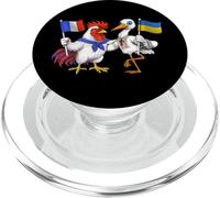 Drapeau France Ukraine Racines Françaises Héritage Ukrainien PopSockets PopGrip pour MagSafe