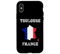 Drapeau France Vieilli Fierté de Toulouse Coque pour iPhone X/XS