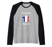 Drapeau France Vieilli Fierté de Toulouse Manche Raglan
