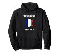 Drapeau France Vieilli Fierté de Toulouse Sweat à Capuche