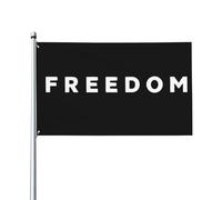 Drapeau Freedom Charlie Kirk pour Room Guys Drapeau vintage double face Bannière extérieure pour cour 3 x 5 pieds, tap