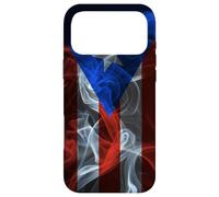 Drapeau fumé de Porto Rico - Style fumé Puerto Rican Pride Coque pour iPhone 17 Pro Max