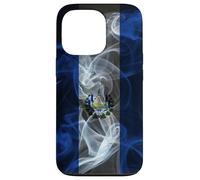 Drapeau fumé du Salvador - Fumé Style Salvadoran Pride Coque pour iPhone 13 Pro