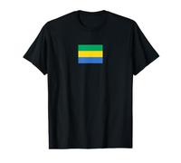 Drapeau Gabonais du Gabon T-Shirt Graphique avec Valeur