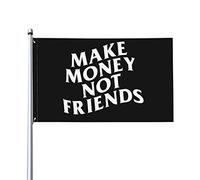 Drapeau Gagnez De L'Argent, Pas Des Drapeau De Jardin Pour Dortoirs | 150X90Cm Drapeaux De Maison Éclatantes Résistant Drapeaux De Jardin Pour Chambres Clubs Drapeau De Cour