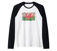 Drapeau Gallois du Pays de Galles avec Aspect Vieilli Grungy Manche Raglan
